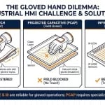 Industrial HMI for Gloved Hands: A Guide to Resistive, Capacitive, and IR Touchscreens