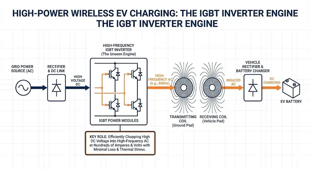 IGBTs: The Backbone of High-Power Wireless EV Charging