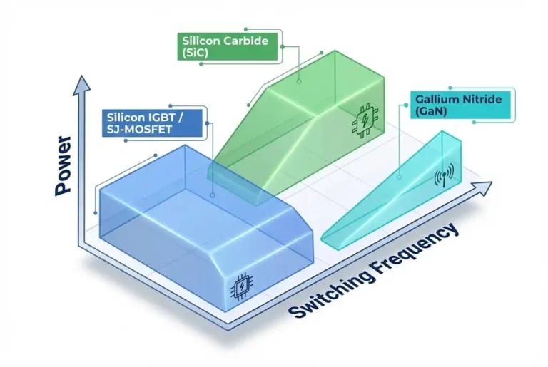 Wide Bandgap Revolution: Core Advantages and Design Challenges of GaN and SiC Power Semiconductors