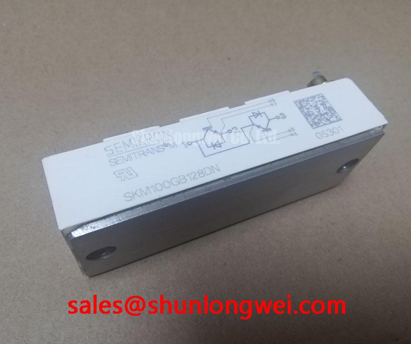 SKM100GB128DN Semikron 1200V 100A Power Module Terminal Side Profile