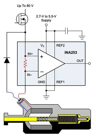 Efficient Current Monitoring Using Integrated Bidirectional Current Sense Amplifier