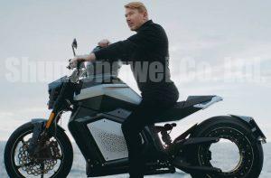 Electric motorcycle wheel-motor-with-a-hole