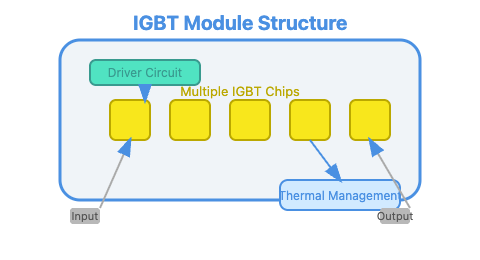 IGBT Module Structure Illustration