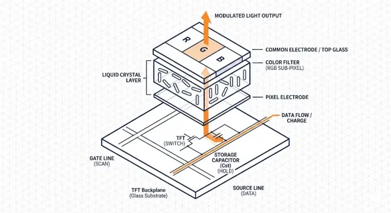 The Ultimate Guide to Industrial TFT LCD Technology: Principles, Selection, and Common Myths