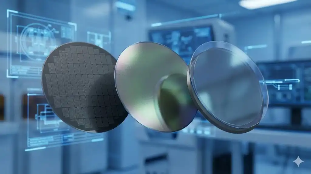 Comparison of Silicon, Silicon Carbide, and Gallium Nitride semiconductor