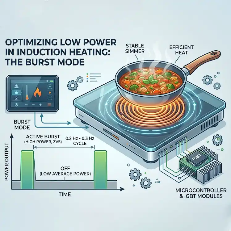 Mastering Burst Mode Control Logic in Induction Heating Systems