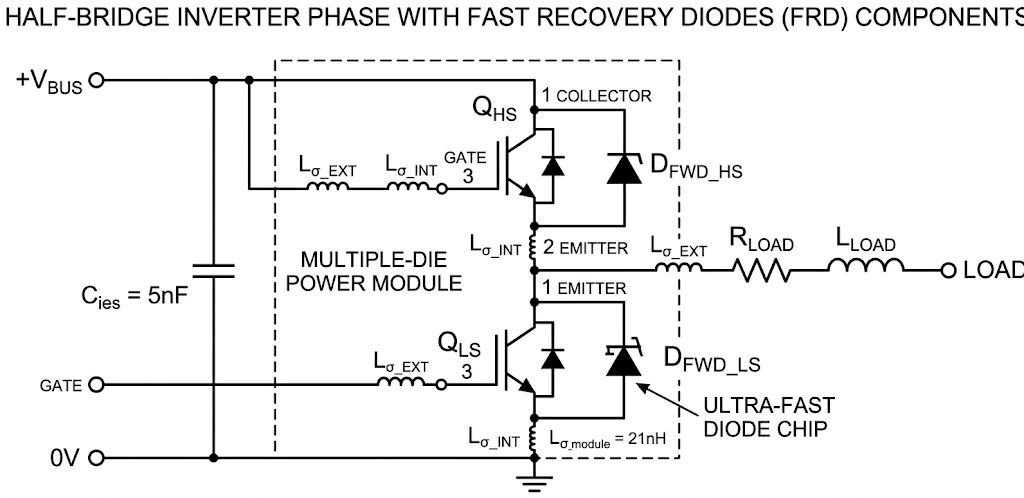 Fast-recovery diodes are critical elements within RCD snubber networks for fast energy diversion.